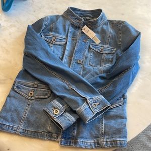 NWT talbots denim jacket size Xs